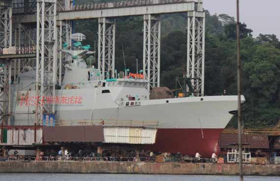 中国堪称完美隐身战舰曝光 专猎杀美濒海战斗舰