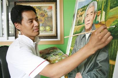 墙体彩绘师成香饽饽：画一面墙赚1.6万