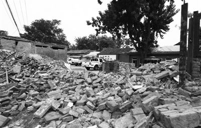 末代皇帝溥仪旧居因暴雨成危房被拆