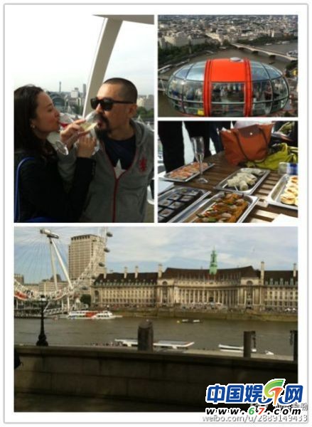 蒋勤勤陈建斌共游伦敦