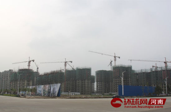 建设中的项城市惠民小区