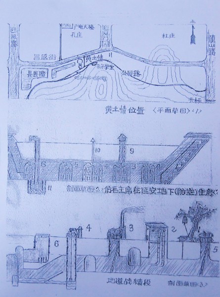 山东老人迷恋地道战 自家院中挖地道