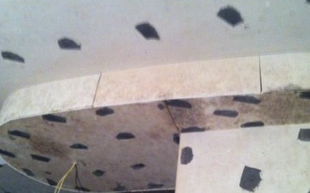 上海金山绿地多别墅渗水发霉 渗水涉及近50户