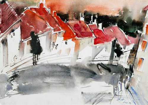 青岛名家水彩画展览迎中秋 精神大餐抢先尝