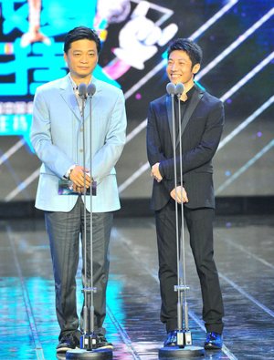 撒贝宁与崔永元