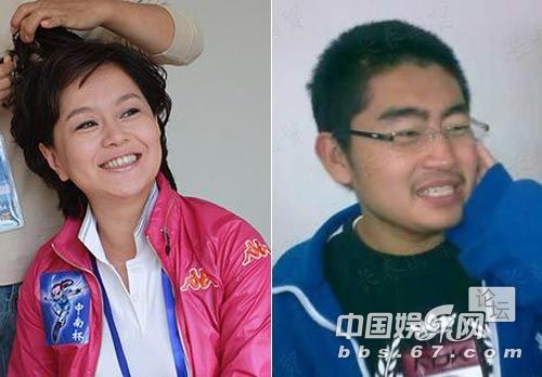 鞠萍姐姐与儿子蒋翼遥