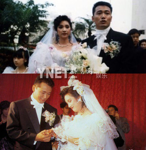 一线女星婚礼美貌排场盘点 钟楚红百万婚纱战林青霞