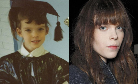 顶级超模可爱童年照