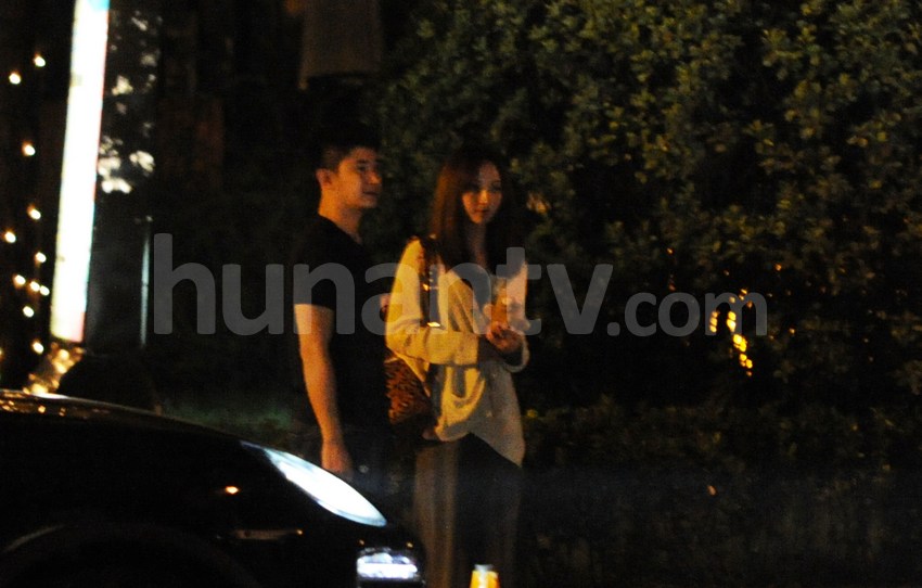 姚笛夜会神秘男