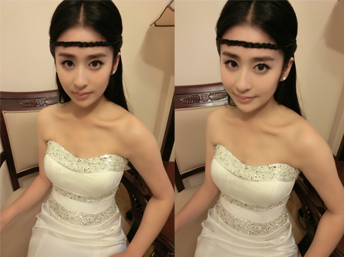 颖儿最新萌照美绝了