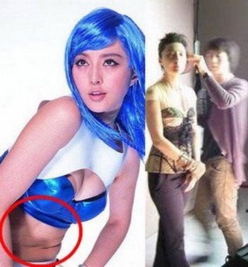 女星赘肉遮不住 暴露小肚腩