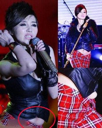 女星赘肉遮不住 暴露小肚腩