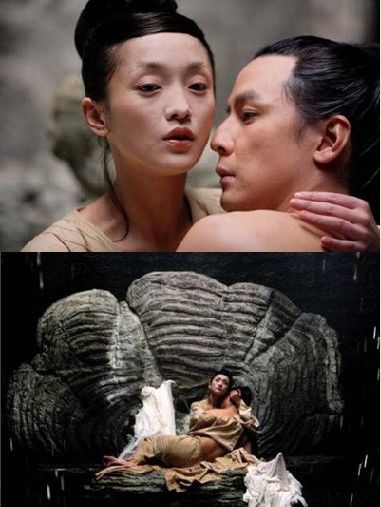 大龄女星爱演激情缠绵戏 真火爆