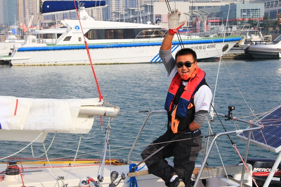 青岛独臂哥扬帆环游中国海 青岛独臂哥扬帆环游中国海