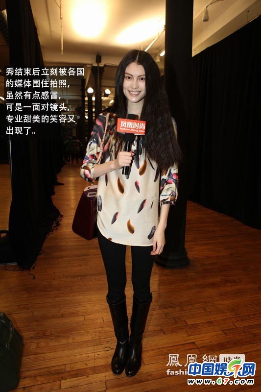 中国超模身材逆天 素颜生活照惊艳气场超强