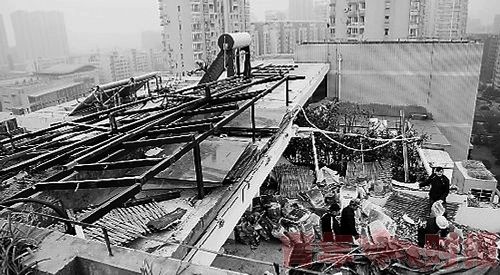 被拆后的空中花园