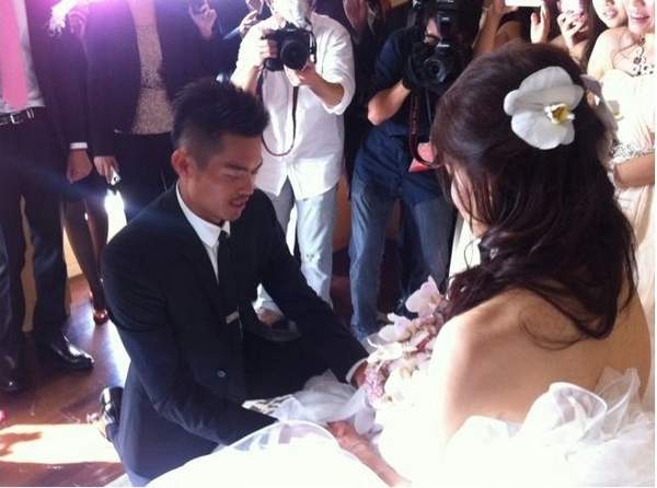 林丹谢杏芳大婚 伴郎跳天鹅舞