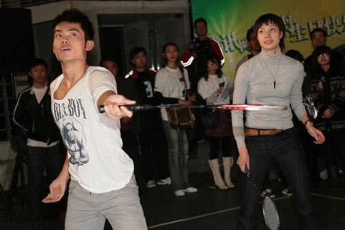 林丹谢杏芳大婚 伴郎跳天鹅舞