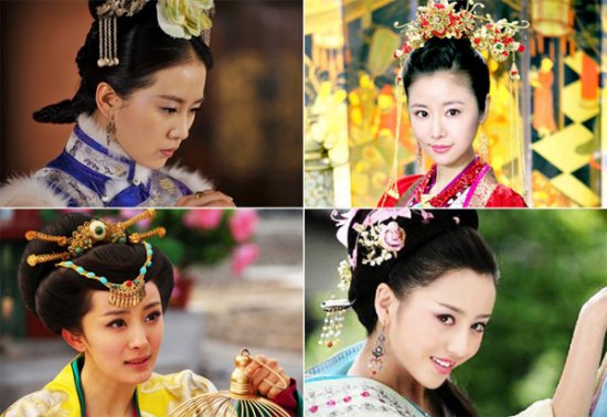 荧屏后宫四大美人:刘诗诗杨幂佟丽娅PK林心如