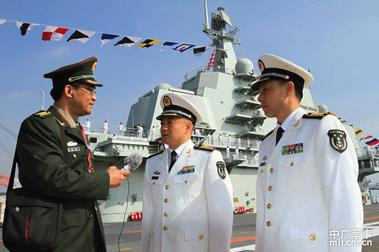 中国航母政委身世曝光:16岁加入海军