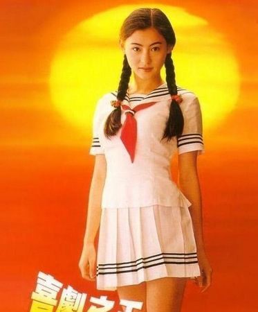 女星穿校服 风骚型就是不清纯