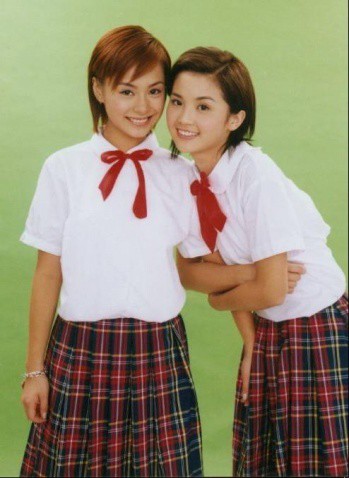 女星穿校服 风骚型就是不清纯