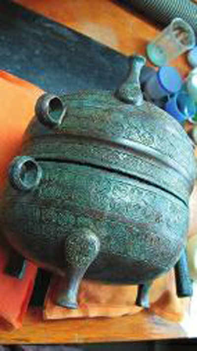 陕西古墓现战国时黄牛肉 距今已2千年