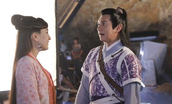 新白发魔女传幕后花絮曝光 萌点十足欢乐多(组图)