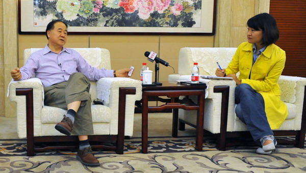 莫言:搁置钓鱼岛争端 鱼类都感谢你们