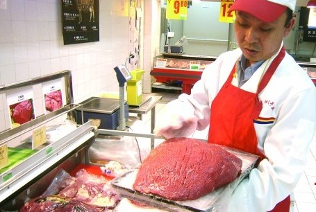 青岛排酸肉热卖称抗癌 实为冷鲜肉