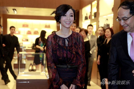 张静初复古妆容优雅亮相