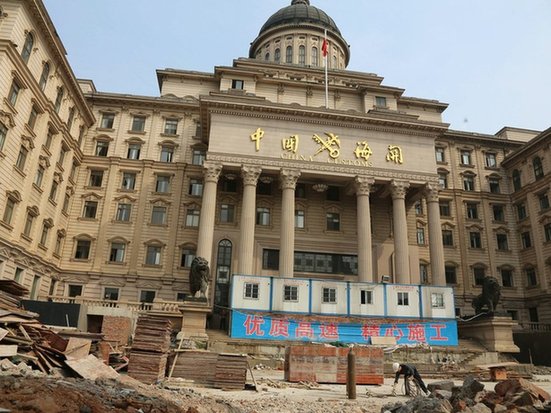 长沙海关办公楼扩建 外形气派酷似美国白宫