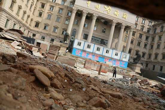 长沙海关办公楼扩建 外形气派酷似美国白宫