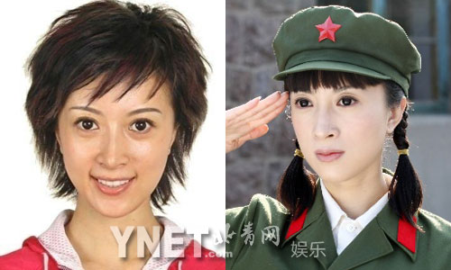 女星证件照曝整容真相 一目了然