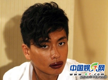 图揭TVB明星剧中极品造型 林峰香肠嘴黎姿龅牙妹