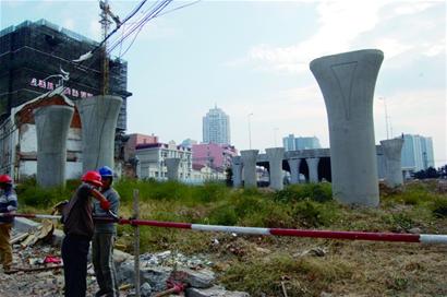 新冠高架路全线开工