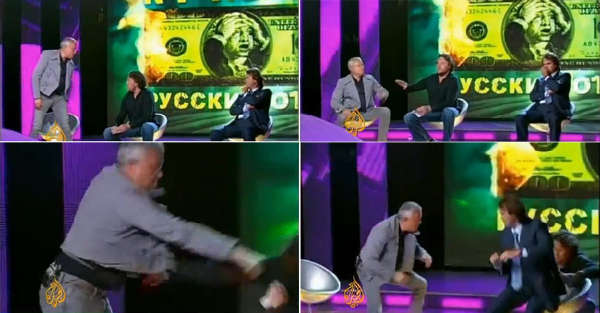 全球电视台失控画面