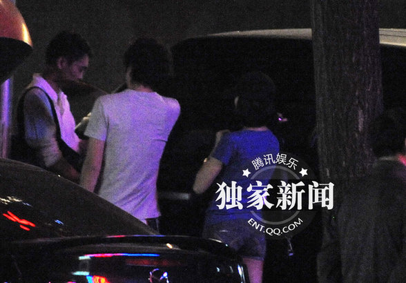 董洁与'小三'王大治吃饭照曝光 未有亲密举动