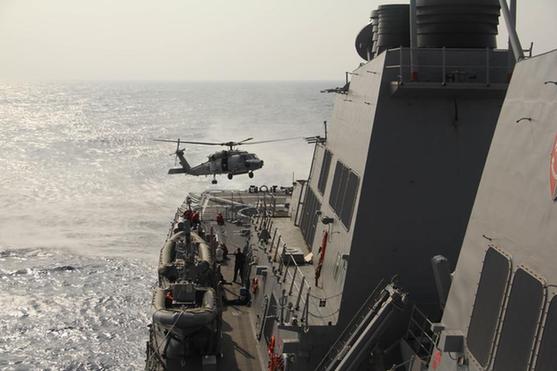 多艘美军战舰中国附近海域游弋 航母抵菲律宾