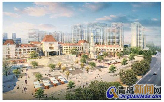 青啤市民广场 青啤市民广场