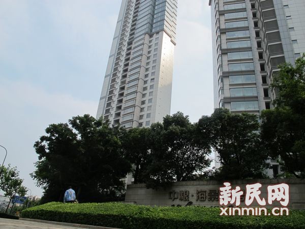 图说：中粮海景壹号上周售出一套每平方米21.56万元的豪宅，成为申城之最。新民网朱正炎拍摄