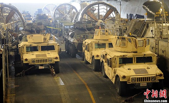 美军两栖攻击舰访问香港 舰上武器装备曝光