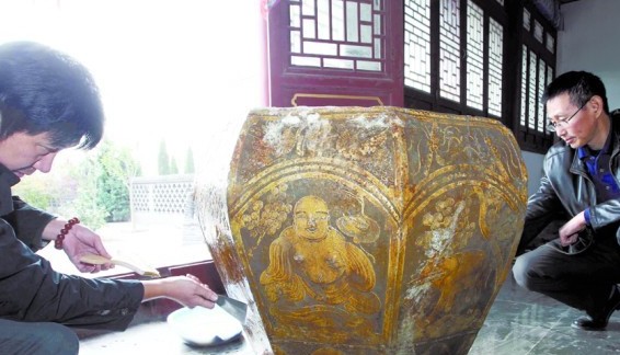 仙姑坐化缸在青岛李沧现世 古村传说成真