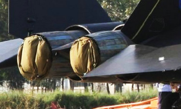 资料图：AMF五代战机发动机特写。