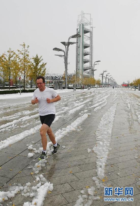 北京迎来雨夹雪天气