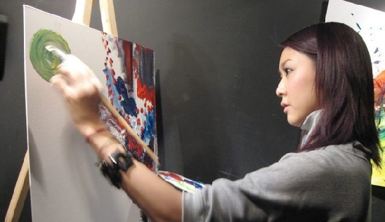 一起追娱乐圈那些会画画的明星