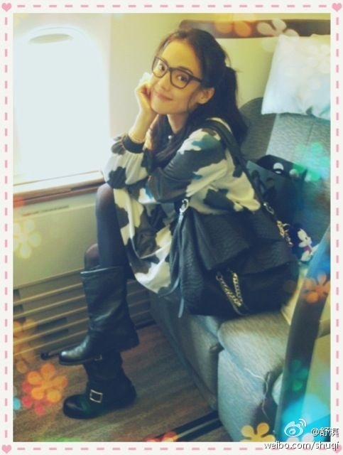 女星微博自曝的迷人靓照 真美