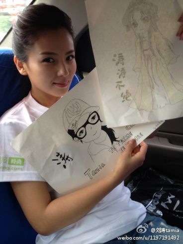 女星微博自曝的迷人靓照 真美