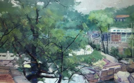 晒油画中的经典青岛 也许你家就在画里