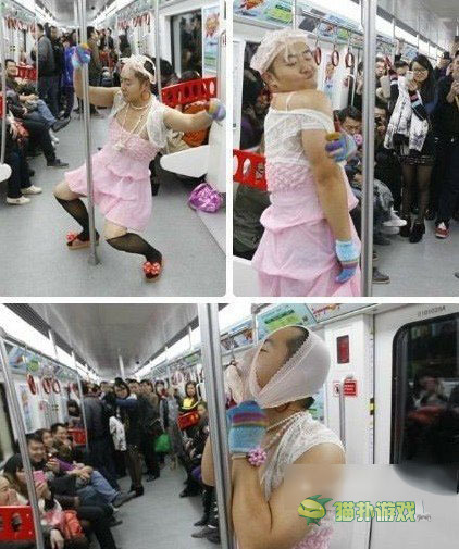 地铁奇葩乘客大集锦 毁市容啊